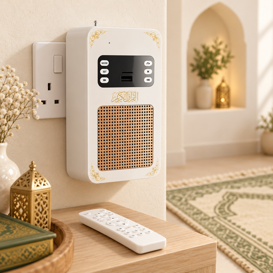Honton SQ669 Quran Speaker – Remote Control, Bluetooth & LED Night Light