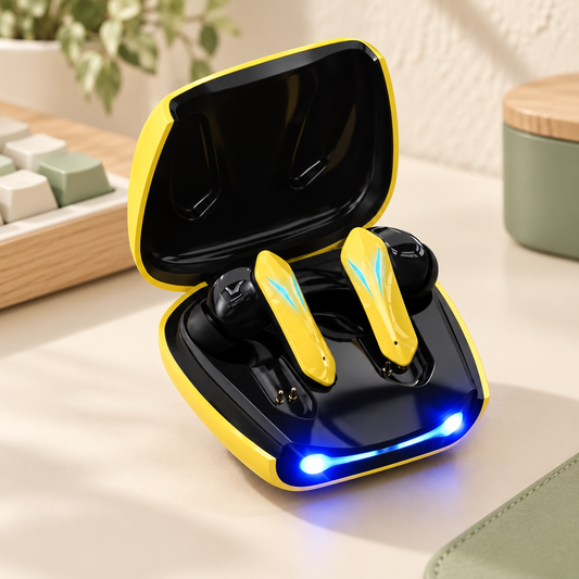 Wireless Bluetooth 5.0 Earbuds – Touch Controls & LED Charging Case