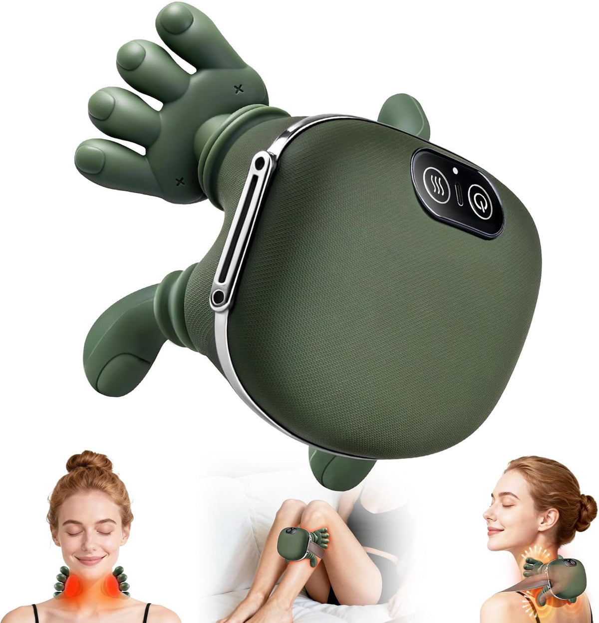 Shoulder & Neck Kneading Massager – Portable Dual-Palm Massage Device