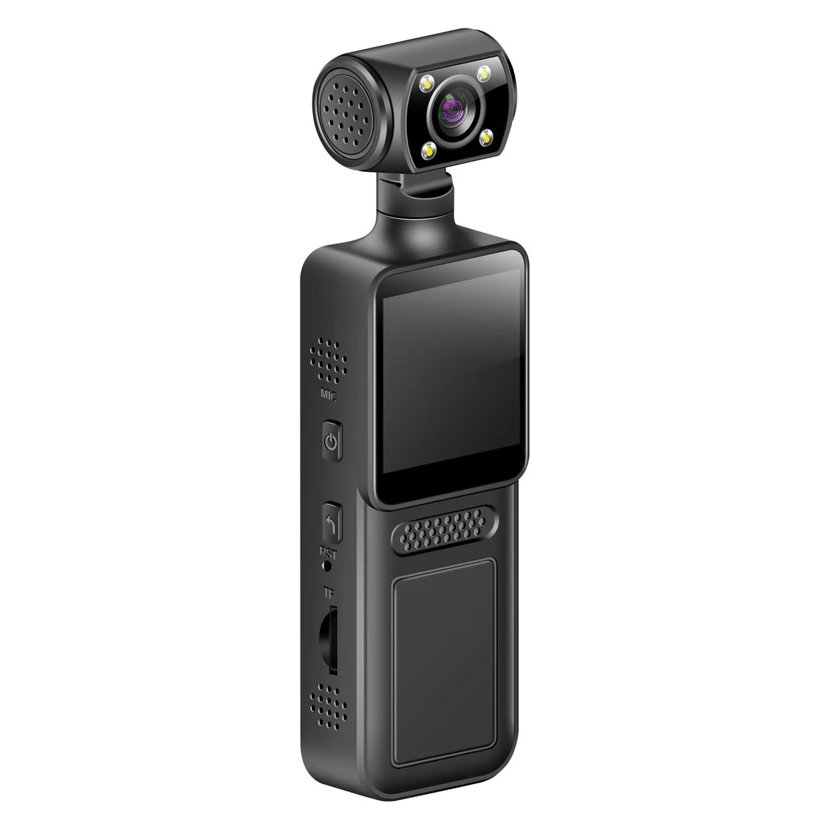 Mini 1080P Video Recorder – 2-Inch LCD & Rotatable Camera Lens