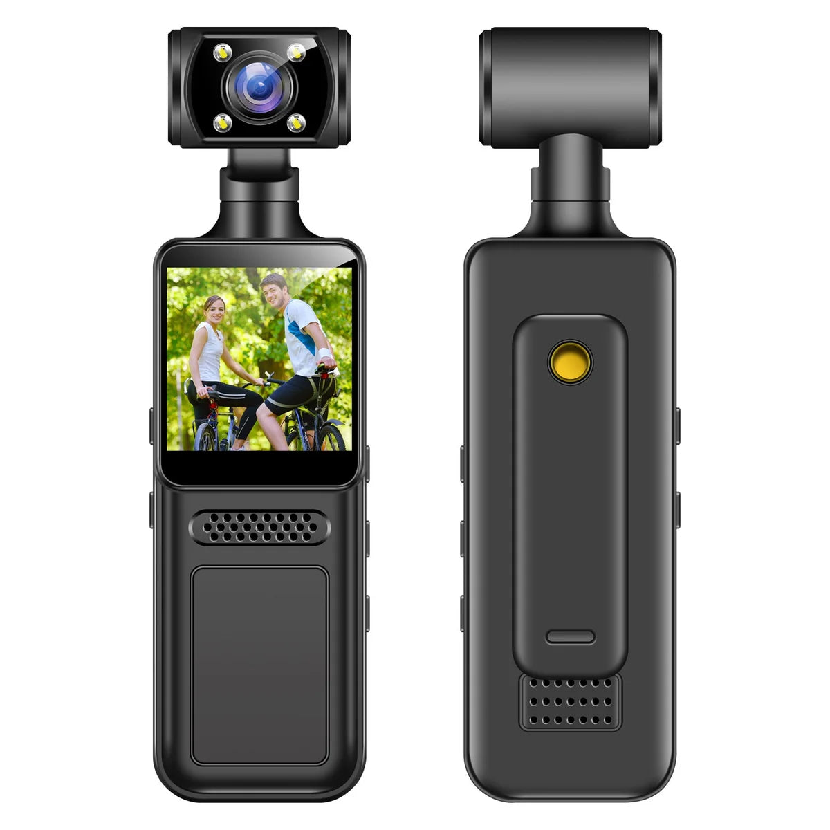 Mini 1080P Video Recorder – 2-Inch LCD & Rotatable Camera Lens