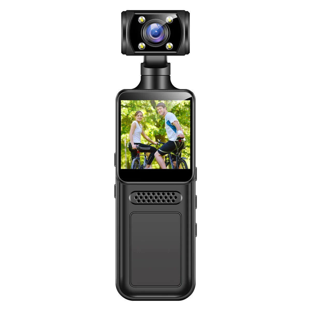 Mini 1080P Video Recorder – 2-Inch LCD & Rotatable Camera Lens