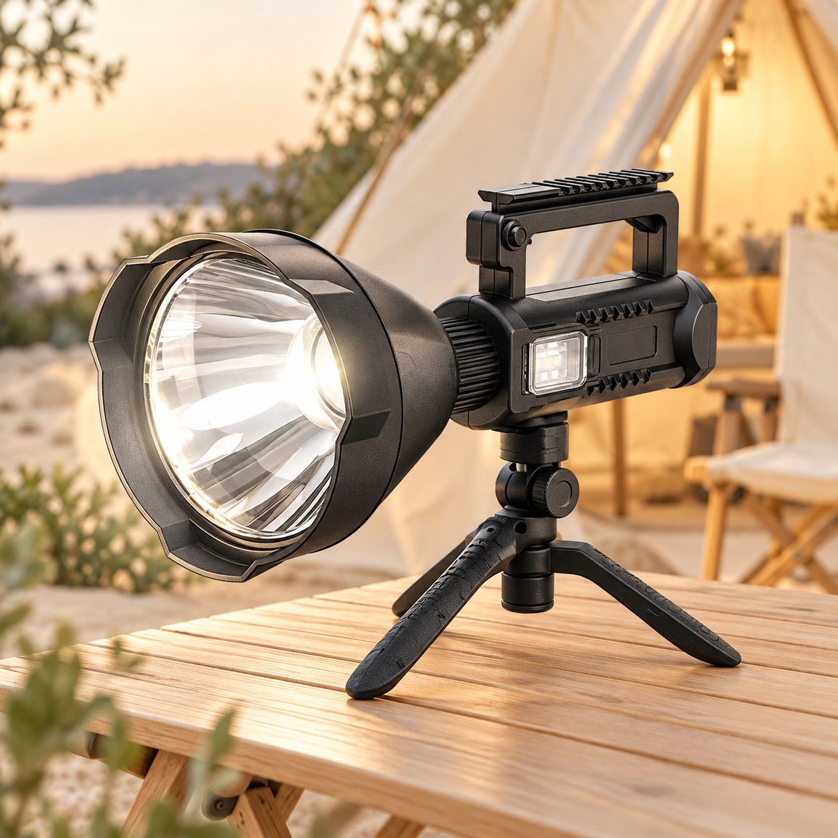 Portable LED Flashlight – Outdoor Light for Camping, Hiking & Fishing