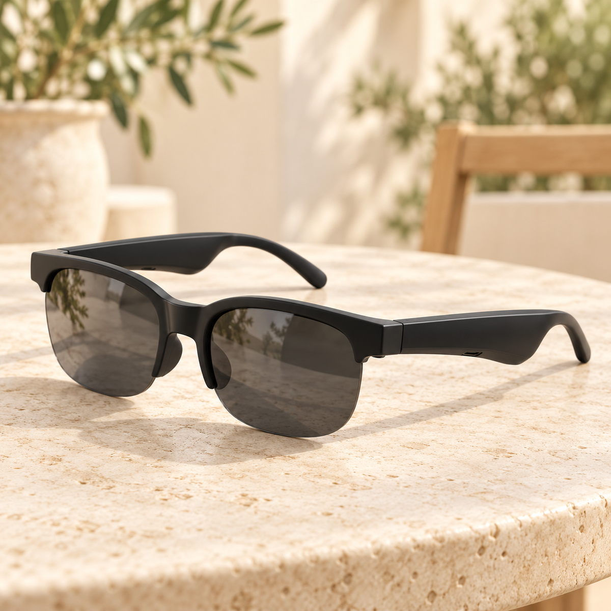 Wireless Bluetooth Headset Glasses – Audio Sunglasses for Music & Calls