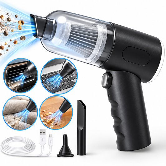 Smart Vacuum & Blower – Portable Handheld Cleaner for Car & Home