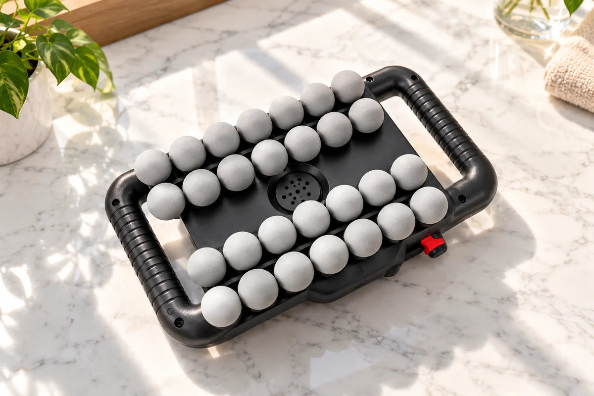 Deep Tissue Fascia Massager JY-011C with 28 Removable Massage Heads