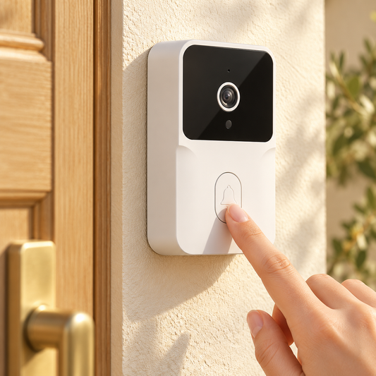Wireless WiFi Video Doorbell Camera – Two-Way Audio & Night Vision
