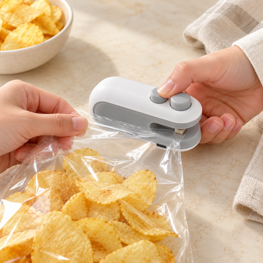 Portable Mini Bag Sealing Machine – USB Rechargeable Heat Sealer