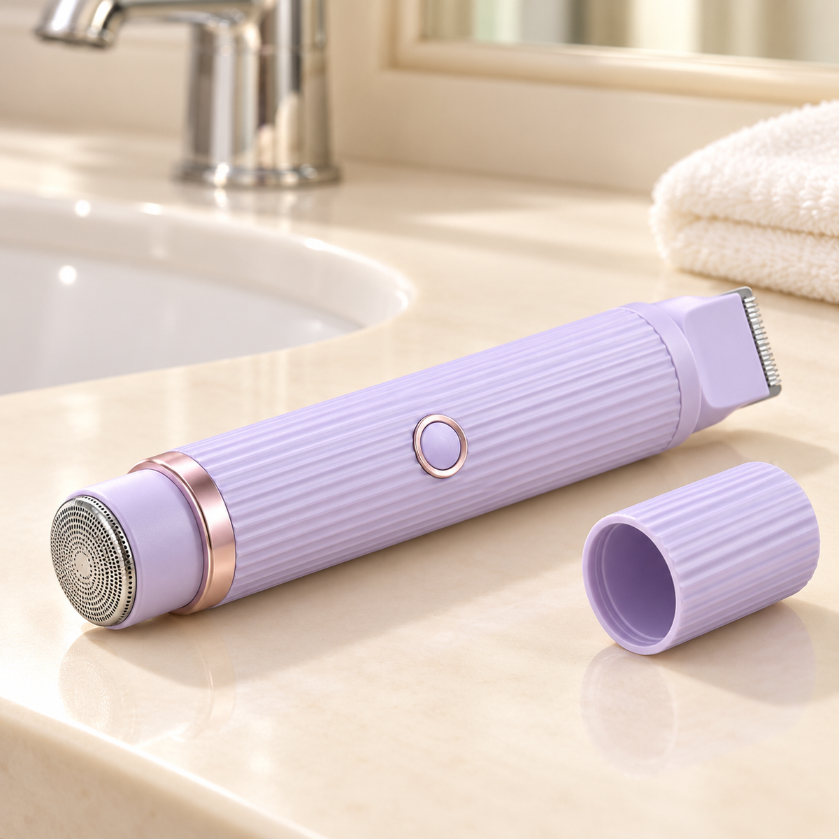 Double Head Electric Shaver – Compact Wet & Dry Grooming Tool