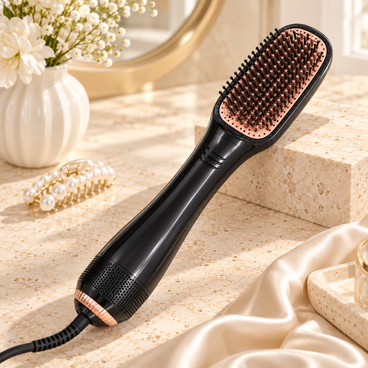Joy 2-in-1 Hair Dryer & Straightening Styling Brush
