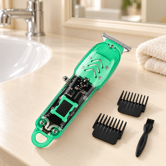 Rechargeable Hair Clipper & Beard Trimmer Kit – LT-808 with LED Display