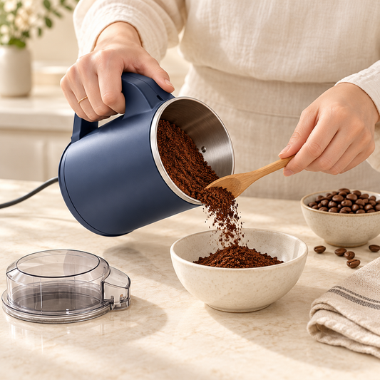 Electric Coffee Grinder 300W – Compact Coffee Bean & Spice Grinder