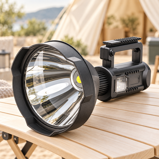 Portable LED Flashlight – Outdoor Light for Camping, Hiking & Fishing