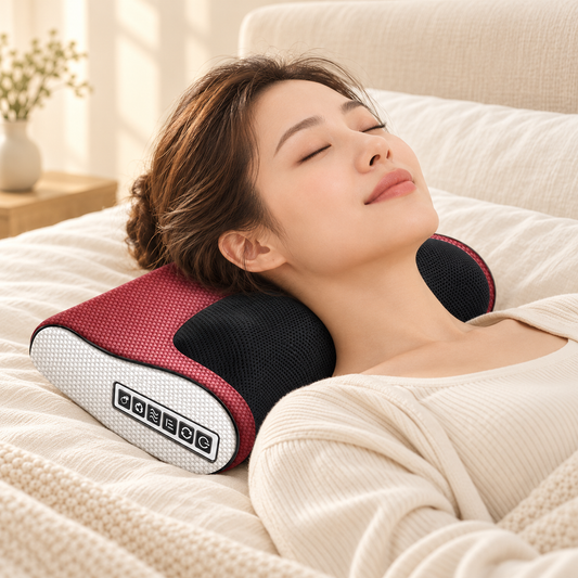 Electric Massage Pillow – Adjustable Direction, Speed & Temperature