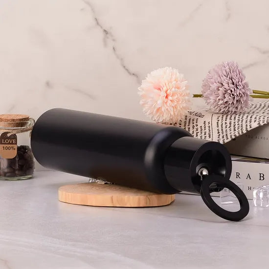 Vacuum Insulated Stainless Steel Water Bottle with Phone Holder Lid