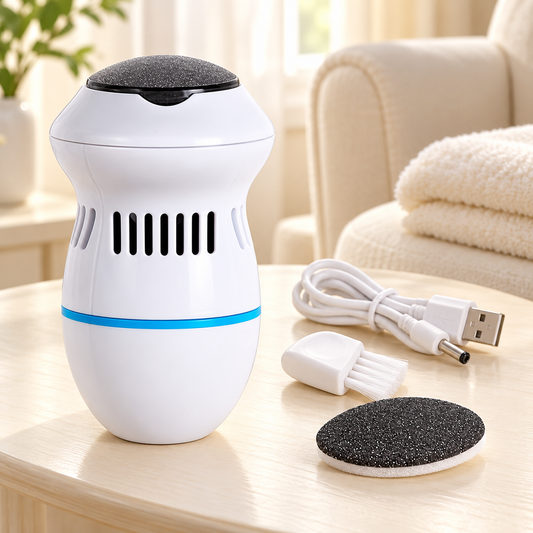 USB Rechargeable Electric Callus Remover – Dual-Speed Foot Care Tool