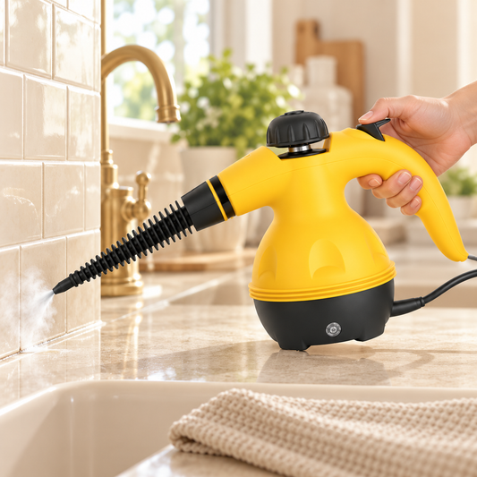 Denx Handheld Steam Cleaner 1200W – 350ml Portable Cleaning Tool