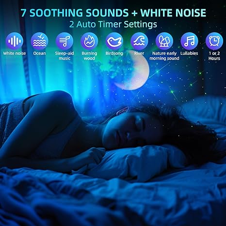 Astronaut Galaxy Projector – 8 Nebula Effects, Remote Control & Timer