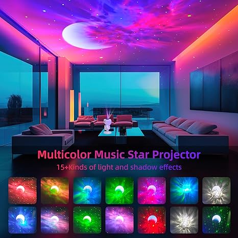 Astronaut Galaxy Projector – 8 Nebula Effects, Remote Control & Timer