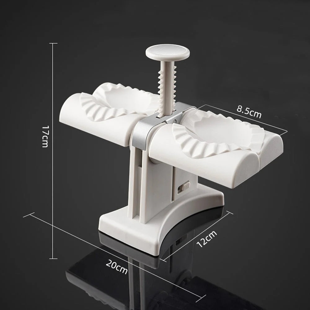 Double Dumpling Maker – Easy-Press Dumpling Mould with Dual Slots