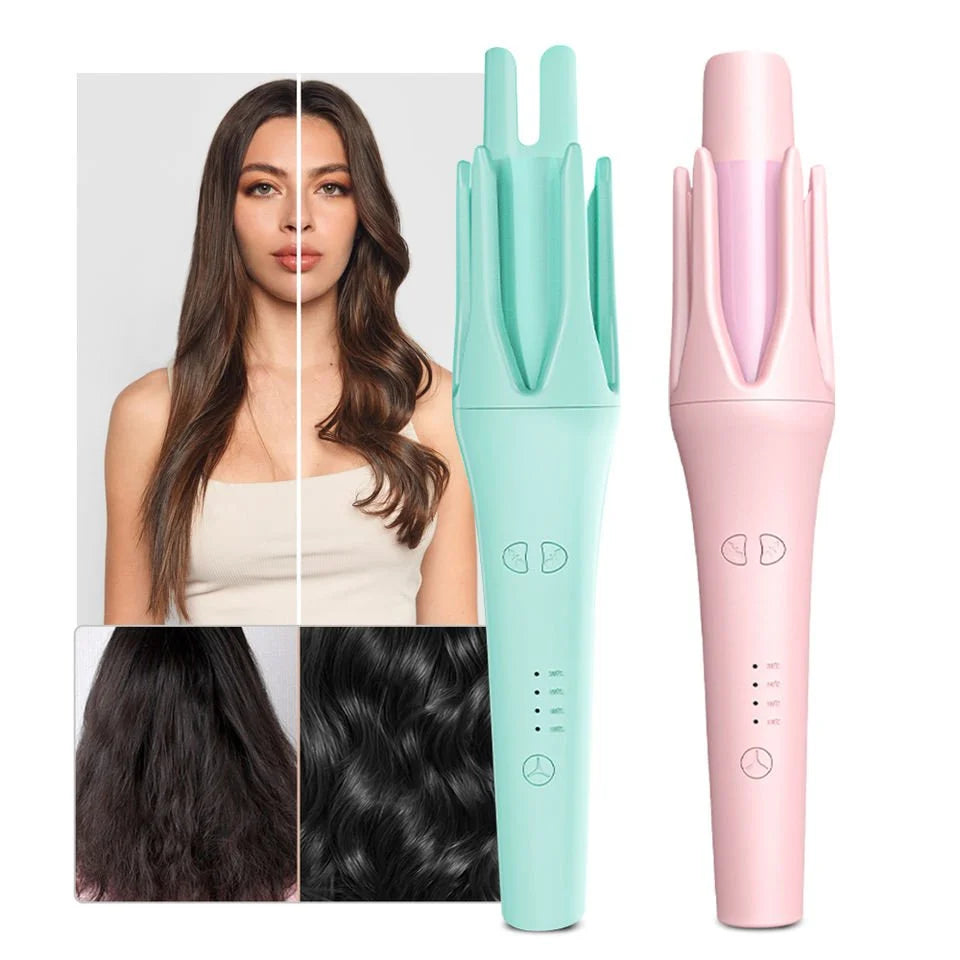 Automatic Hair Curler Stick – Adjustable Heat & 360° Swivel Cord