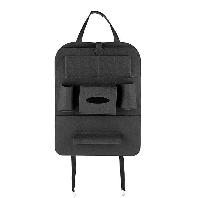 Car Seat Organizer with Tablet Holder & Multiple Storage Pockets