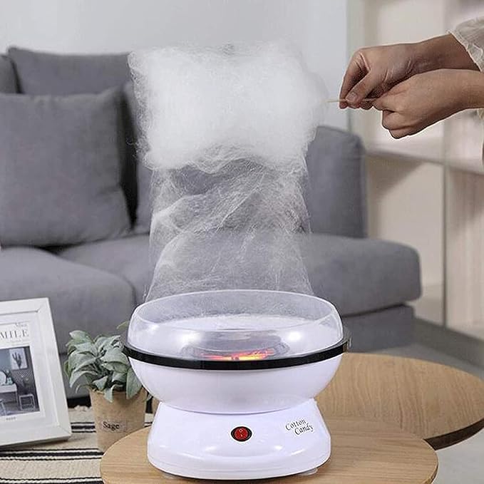 Cloud Mini Electric Cotton Candy Maker with Removable Bowl