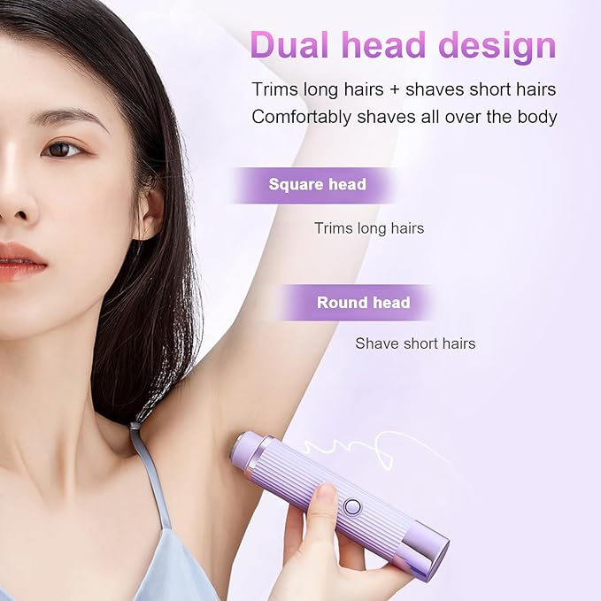 Double Head Electric Shaver – Compact Wet & Dry Grooming Tool