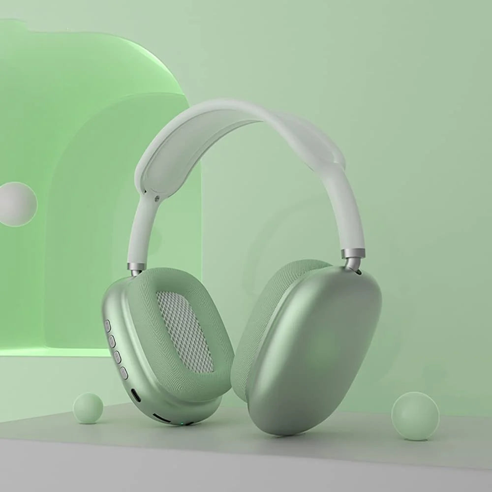 EchoWave P9 Wireless Bluetooth Headphones – Cushioned Over-Ear Design