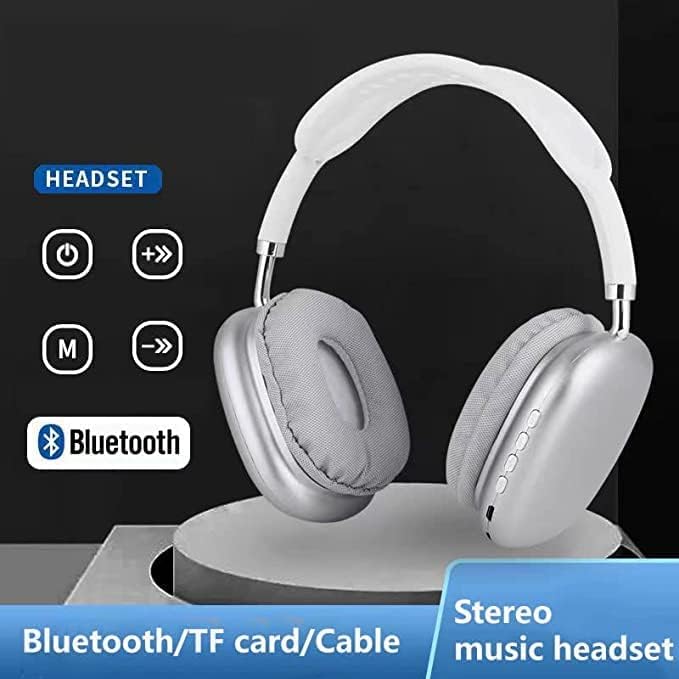 EchoWave P9 Wireless Bluetooth Headphones – Cushioned Over-Ear Design
