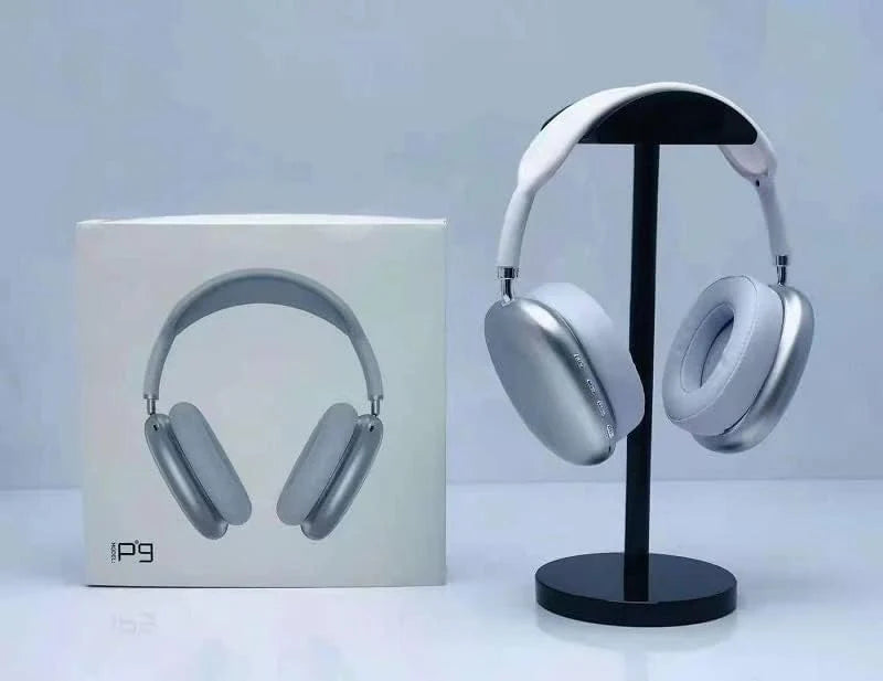 EchoWave P9 Wireless Bluetooth Headphones – Cushioned Over-Ear Design
