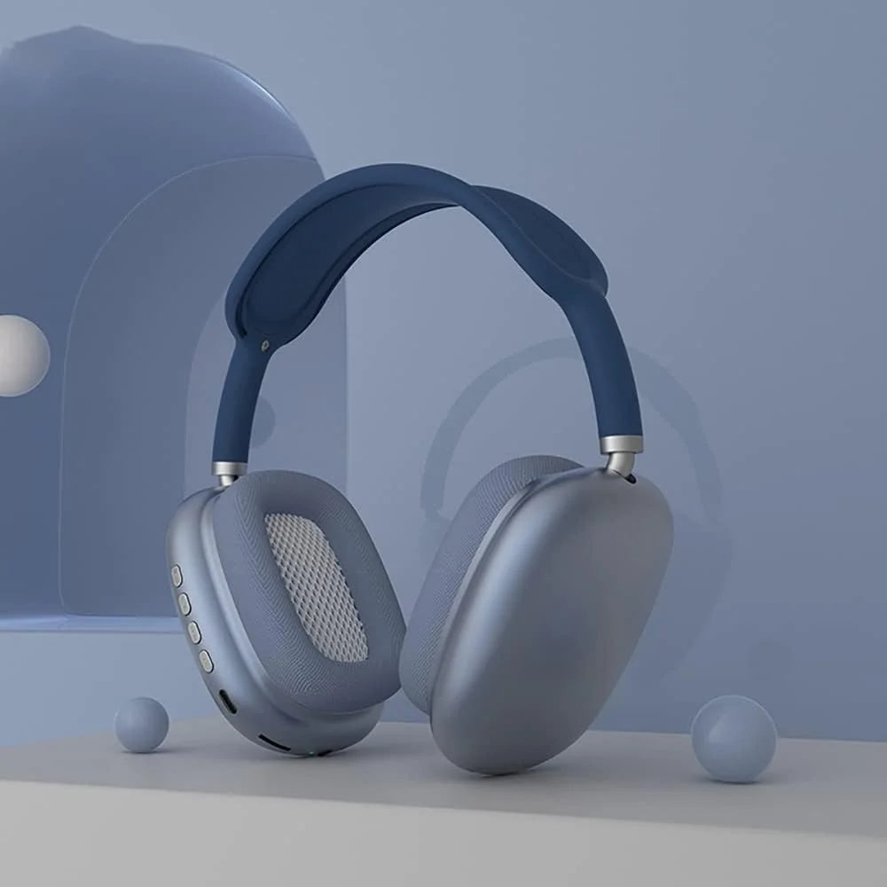 EchoWave P9 Wireless Bluetooth Headphones – Cushioned Over-Ear Design