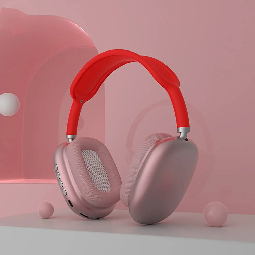 EchoWave P9 Wireless Bluetooth Headphones – Cushioned Over-Ear Design