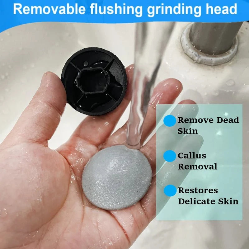 USB Rechargeable Electric Callus Remover – Dual-Speed Foot Care Tool