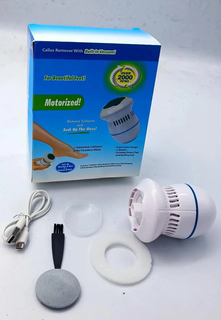 USB Rechargeable Electric Callus Remover – Dual-Speed Foot Care Tool