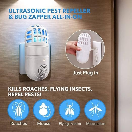 Electric LED Mosquito Killer Lamp – Indoor Bug Zapper