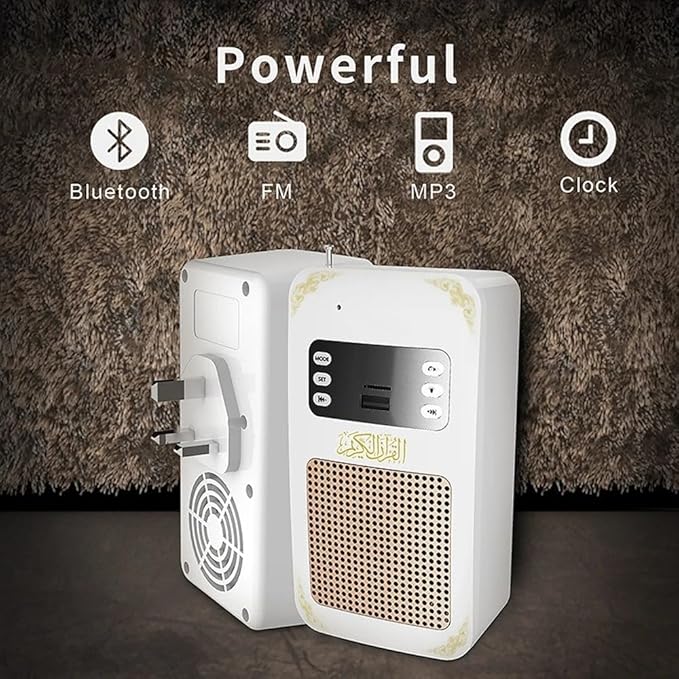 Honton SQ669 Quran Speaker – Remote Control, Bluetooth & LED Night Light