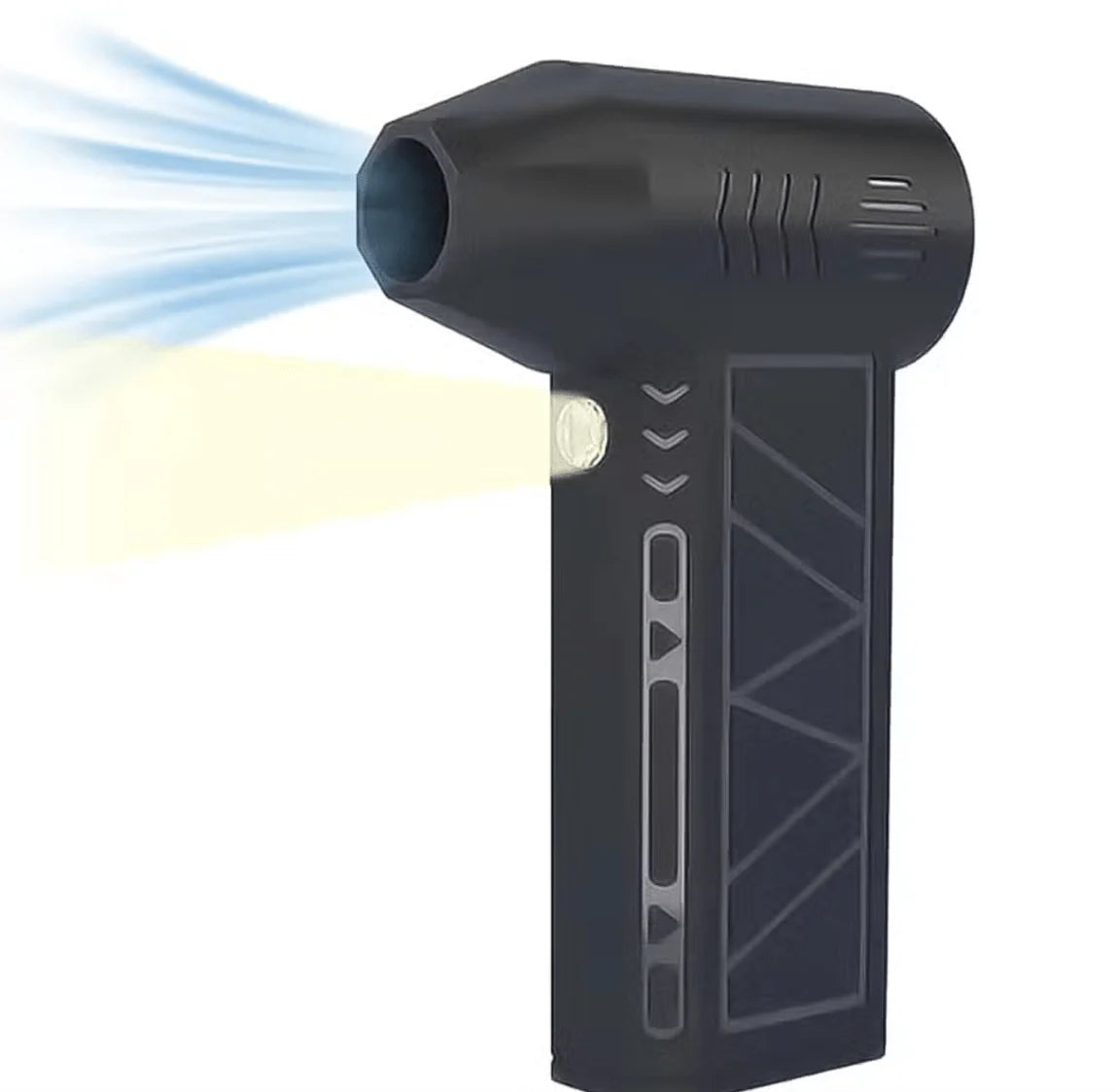 Mini Jet Fan Blower – USB Rechargeable Air Duster with LED Light