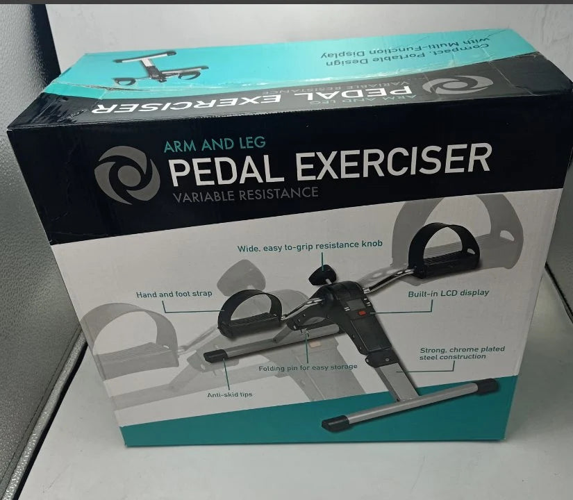 Mini Portable Pedal Exercise Bike – Adjustable Resistance & LCD Monitor