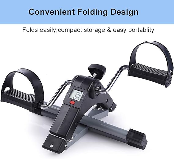 Mini Portable Pedal Exercise Bike – Adjustable Resistance & LCD Monitor