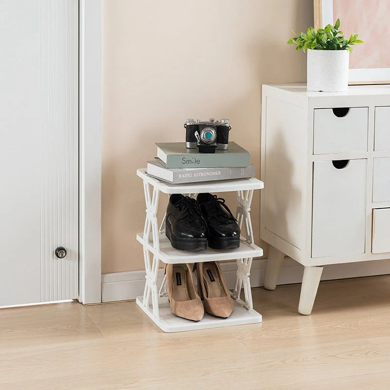 6-Tier Multifunctional Storage Rack – Stackable Shoe Organizer