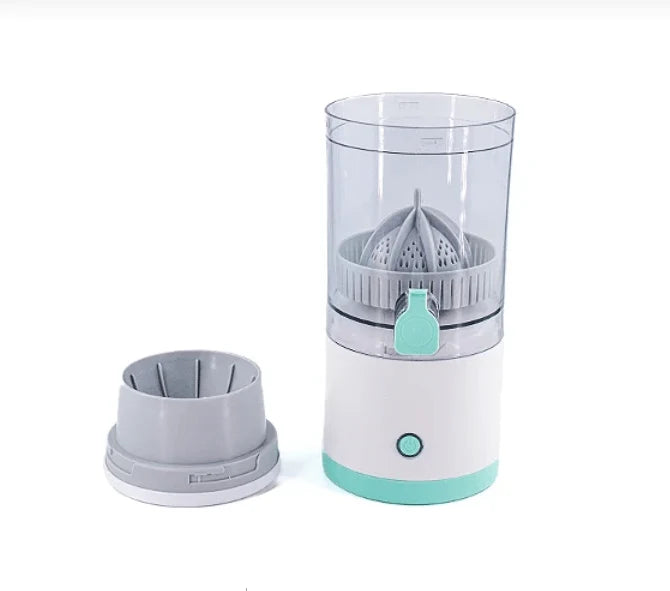 Portable Electric Citrus Juicer – 80W Squeezer with Rotating Press