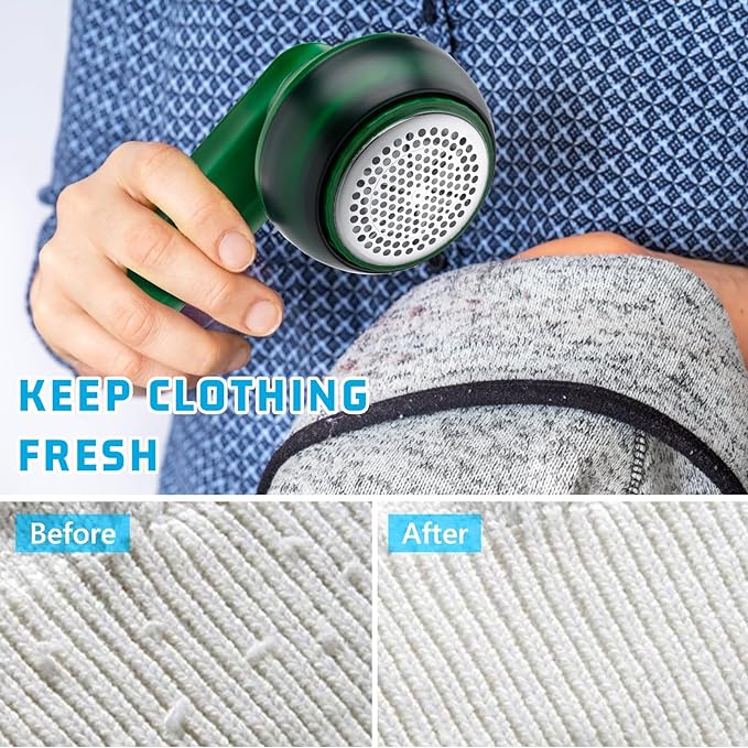Rechargeable Lint Remover – USB Electric Fabric Shaver for Clothes & Sofas