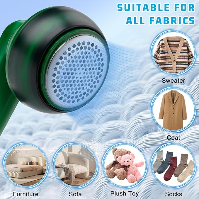 Rechargeable Lint Remover – USB Electric Fabric Shaver for Clothes & Sofas