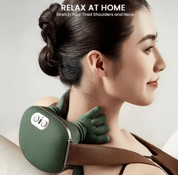 Shoulder & Neck Kneading Massager – Portable Dual-Palm Massage Device