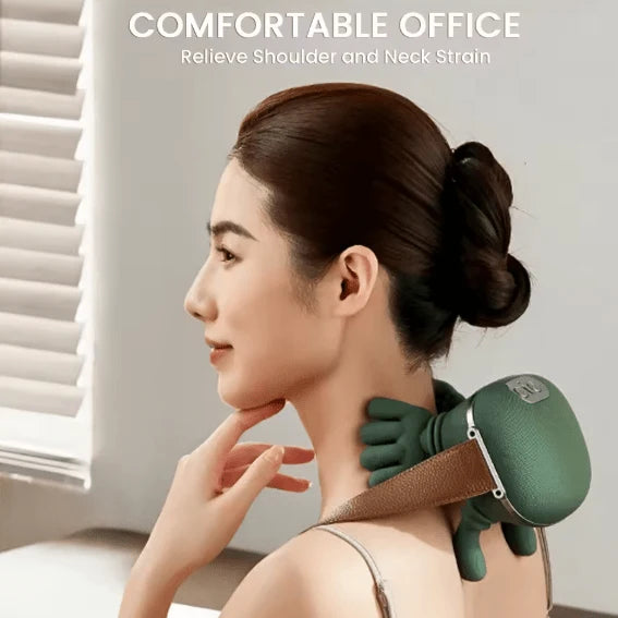 Shoulder & Neck Kneading Massager – Portable Dual-Palm Massage Device