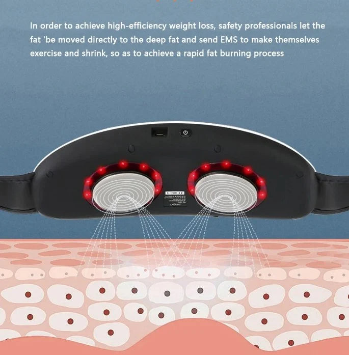 Electric Waist & Body Massager with Heat – 3 Modes & 26 Speed Levels