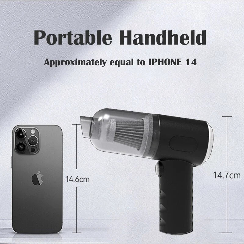 Smart Vacuum & Blower – Portable Handheld Cleaner for Car & Home