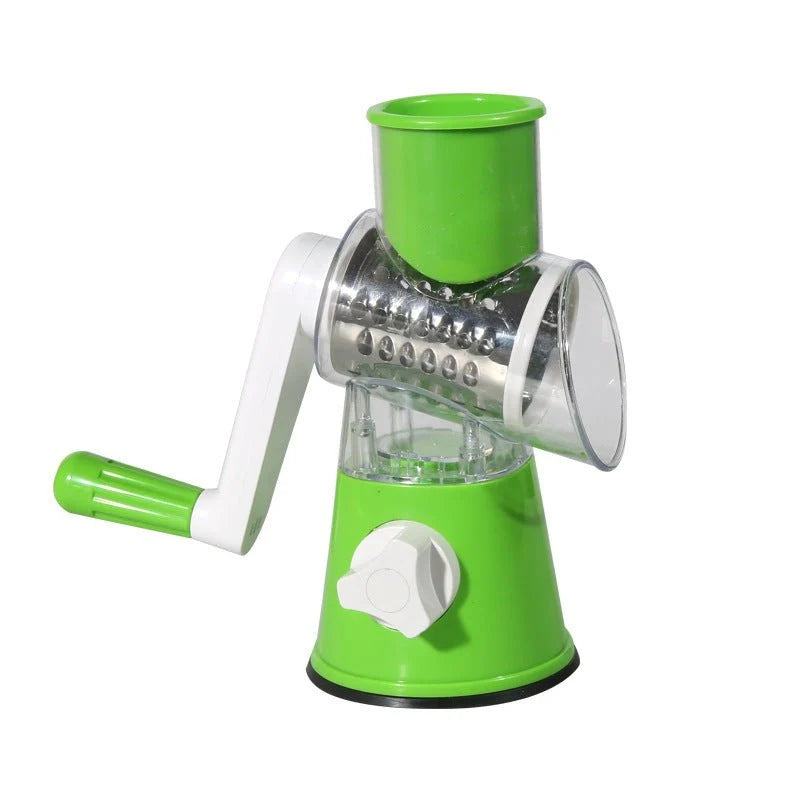 Tabletop Rotary Drum Grater – Cheese & Vegetable Slicer