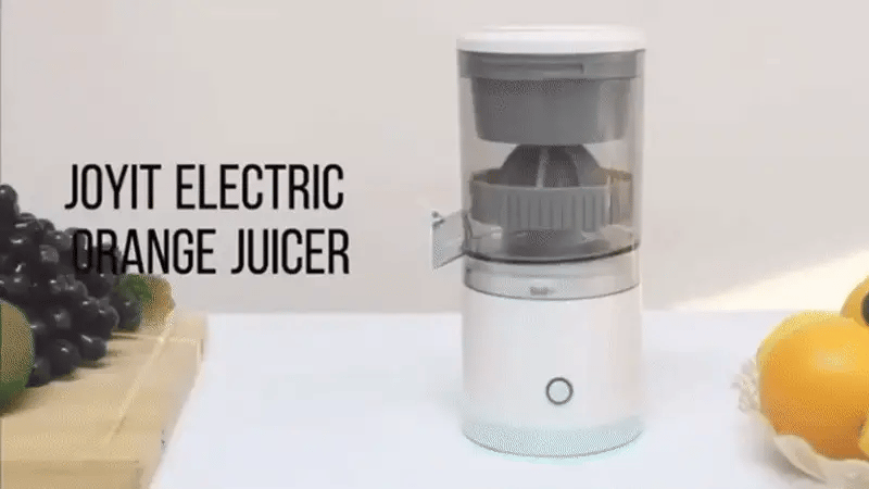 Portable Electric Citrus Juicer – 80W Squeezer with Rotating Press